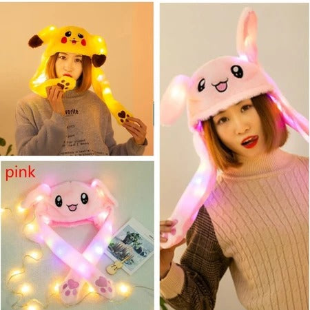 Gorro Con Orejas Luces Led